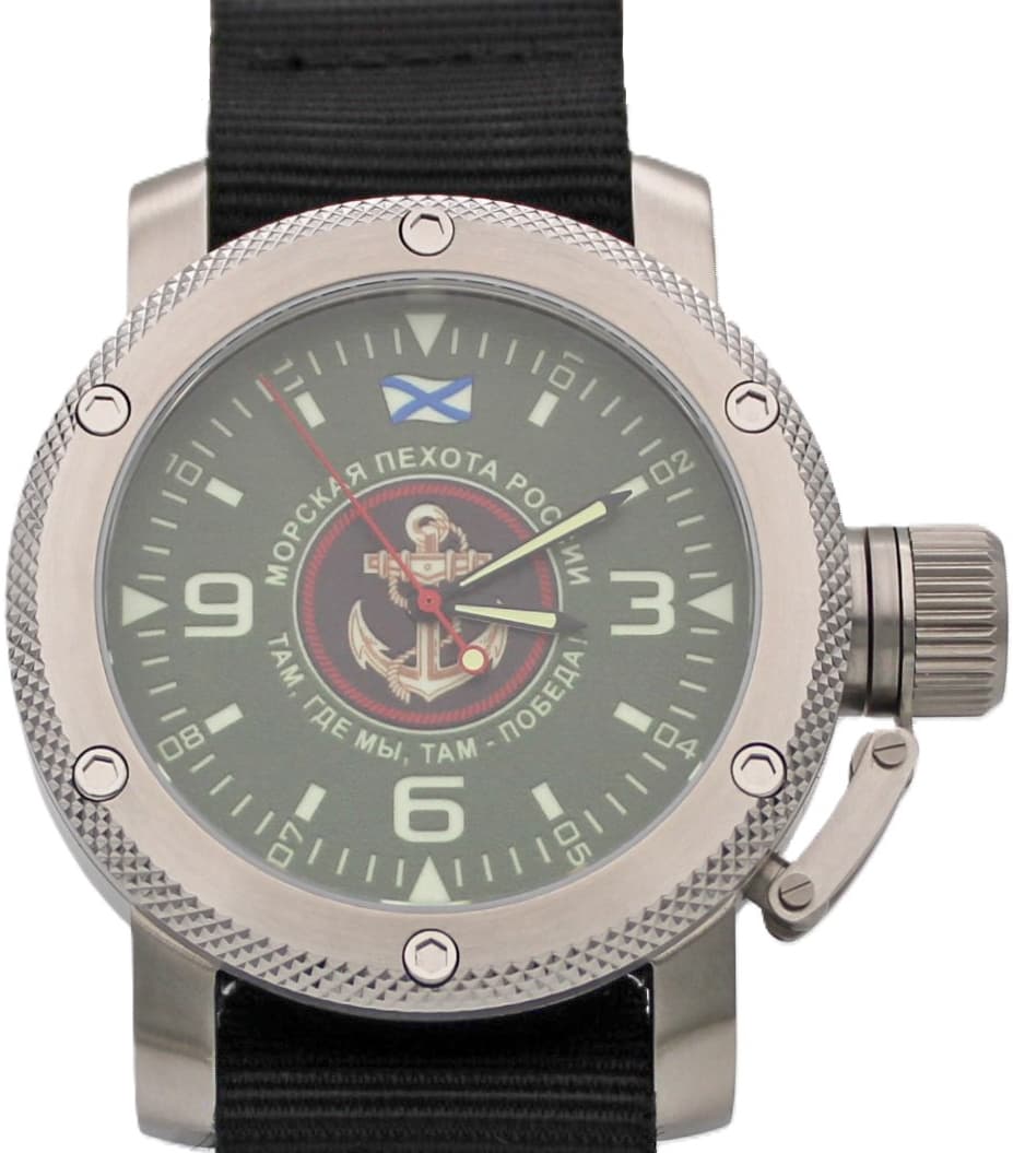 Часы Морская пехота России / там,где мы,там-победа! механизм Восток 2415.01