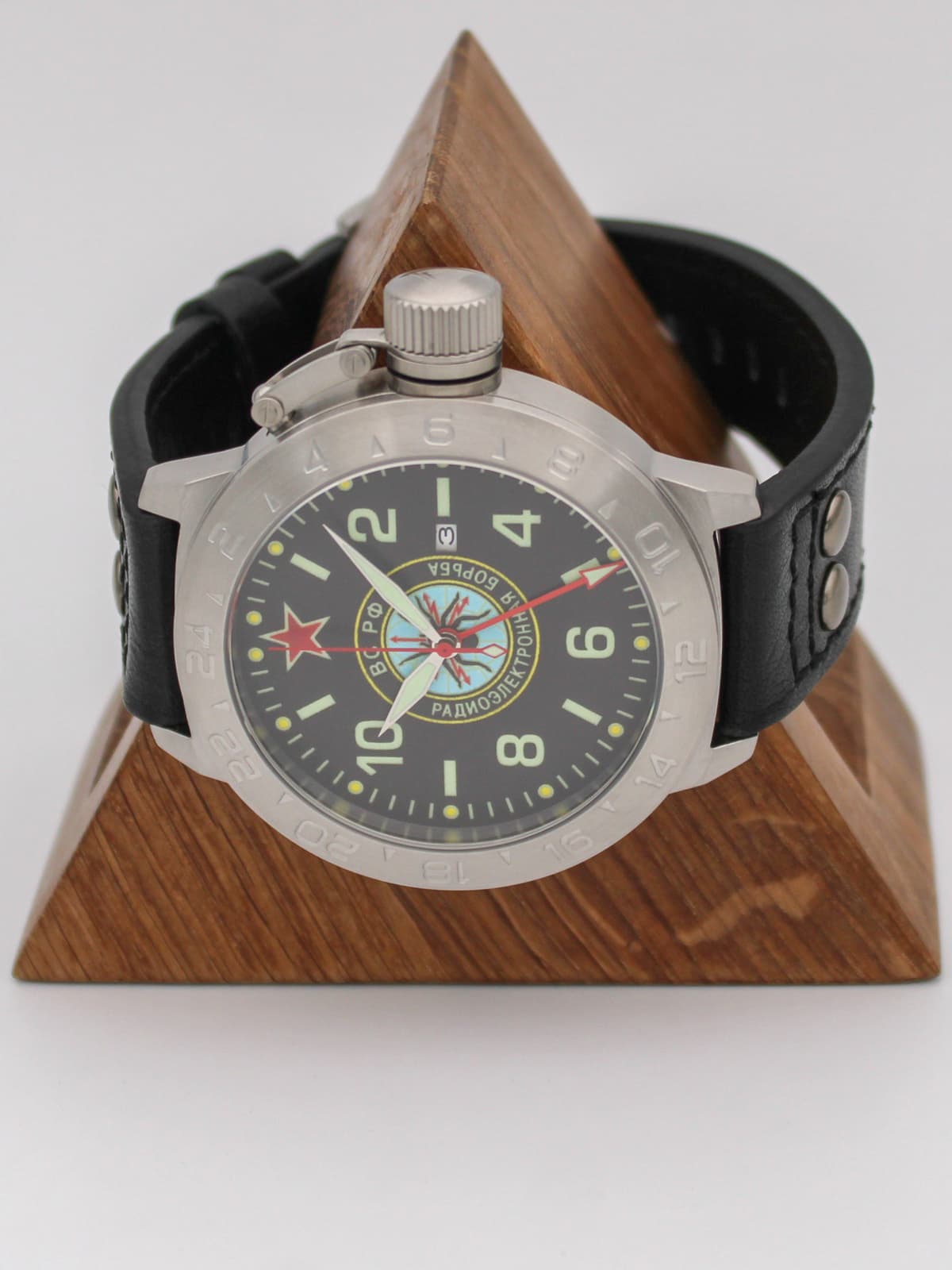 Часы Войска РЭБ механические с автоподзаводом (Seiko NH34A) 52.276.01