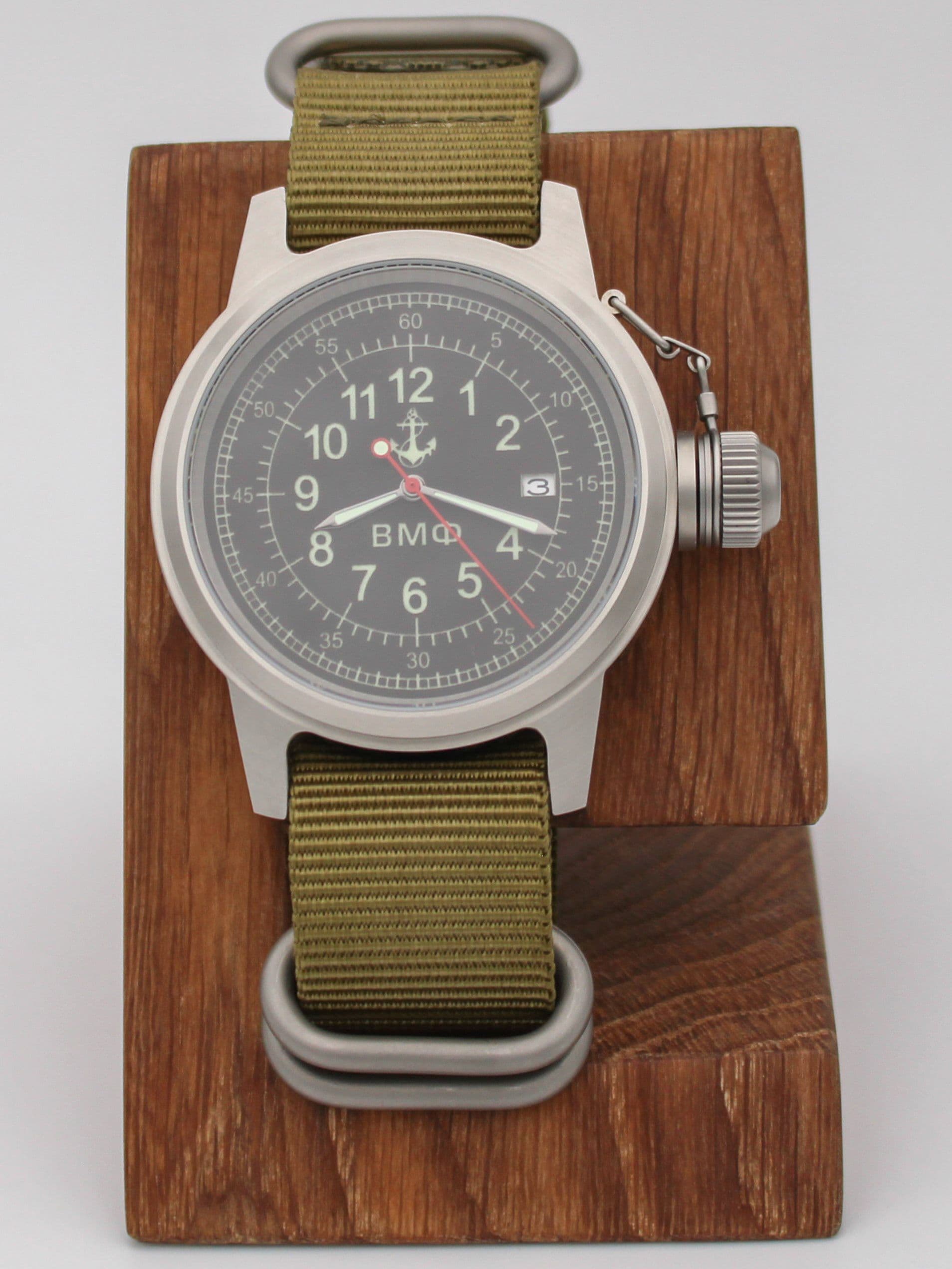 Часы ВМФ механические с автоподзаводом (Seiko NH35A) 45.321.21