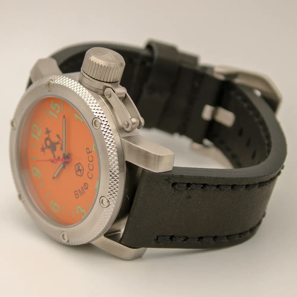 Часы наручные  ВМФ СССР  023.01  механические, механизм Ракета 2623Н