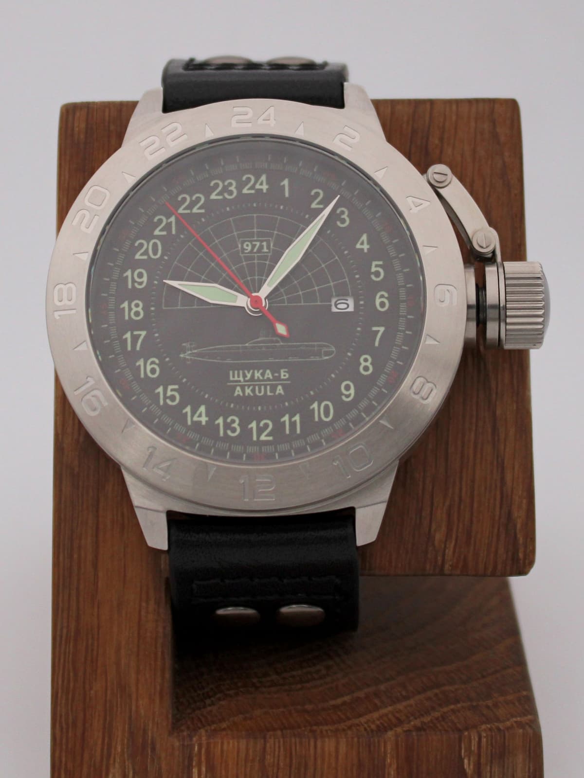 Часы 971 / Щука-Б (Akula) кварцевые (Ronda 515.24H) Q52.063.01