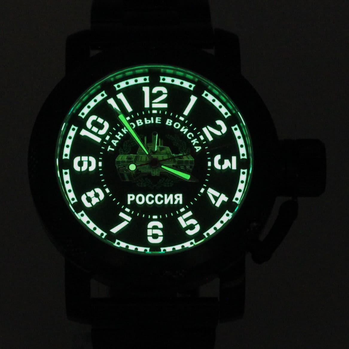 Часы Танковые войска РОССИЯ, механизм Восток 2415.01