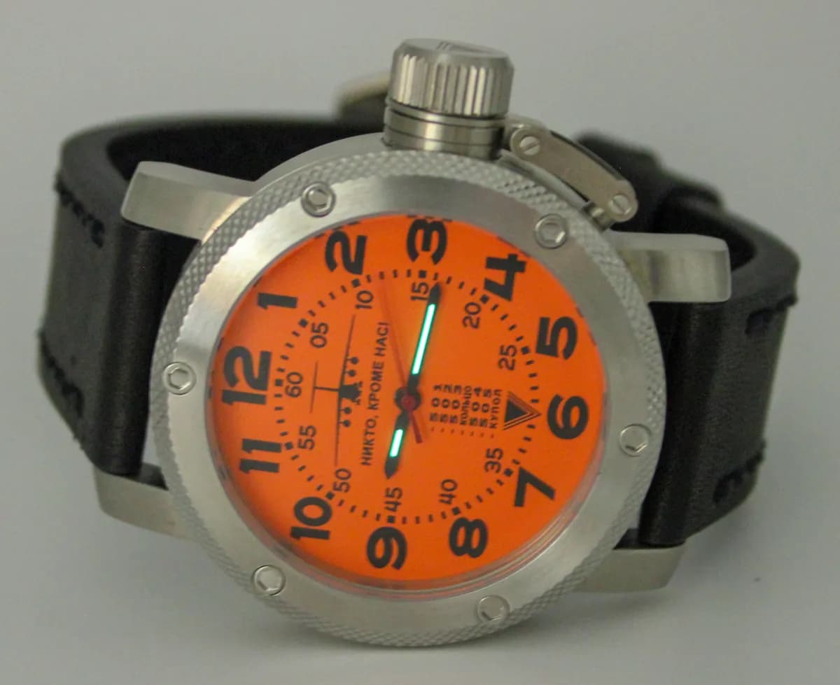 Часы наручные ВДВ механические 006.01 механизм Ракета 2609 НА, противоударные.