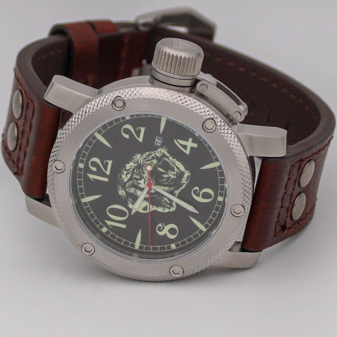 Часы Тигр механические с автоподзаводом (Miyota 8215) 05.1310.02Z