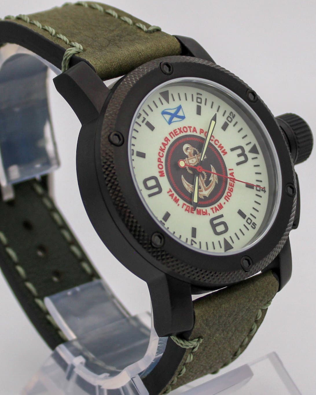 Часы Морская пехота России / там,где мы,там-победа! механизм Восток 2415.01