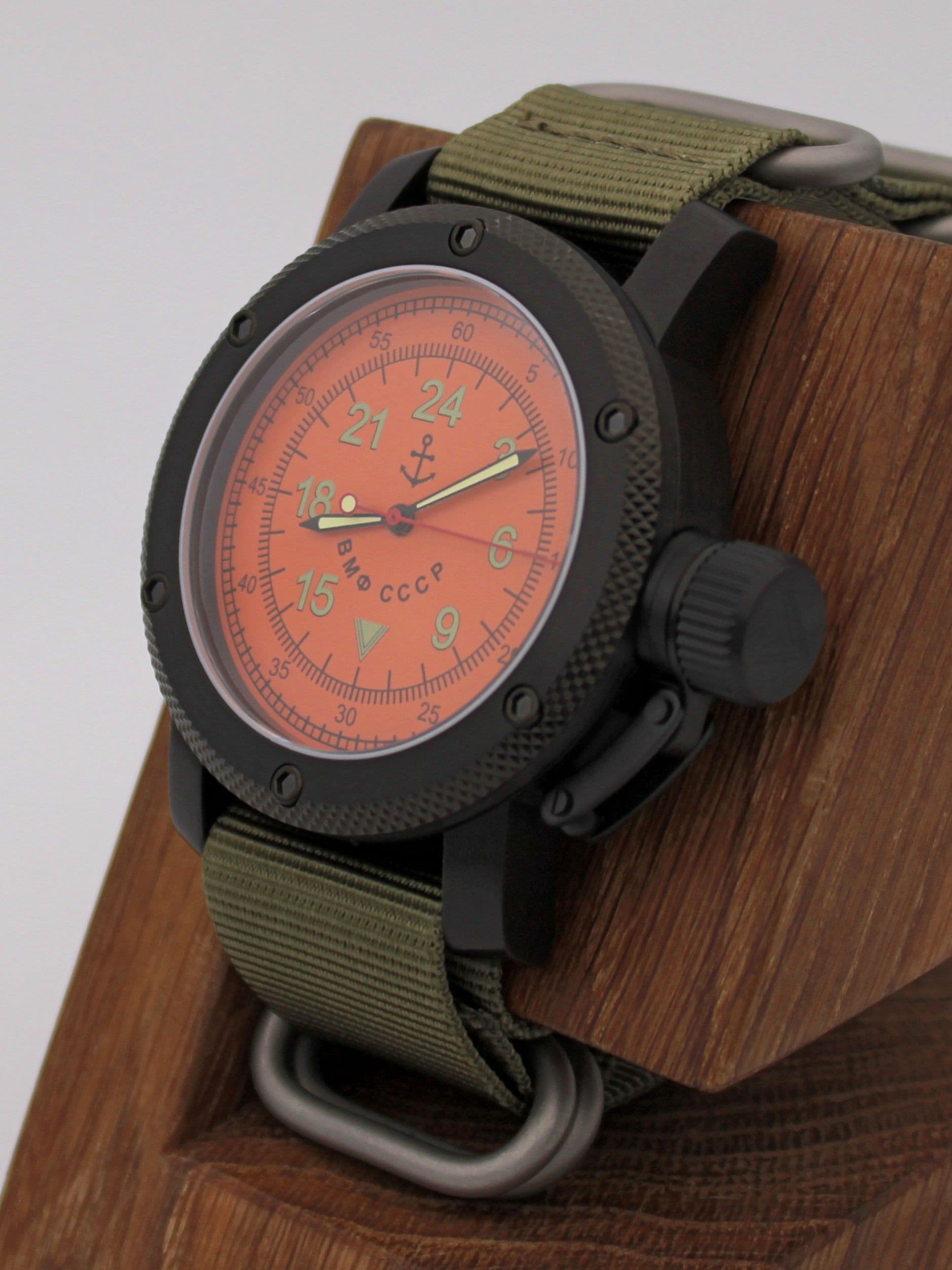 Часы ВМФ СССР механические с автоподзаводом (Восток 2431) 101.013.21