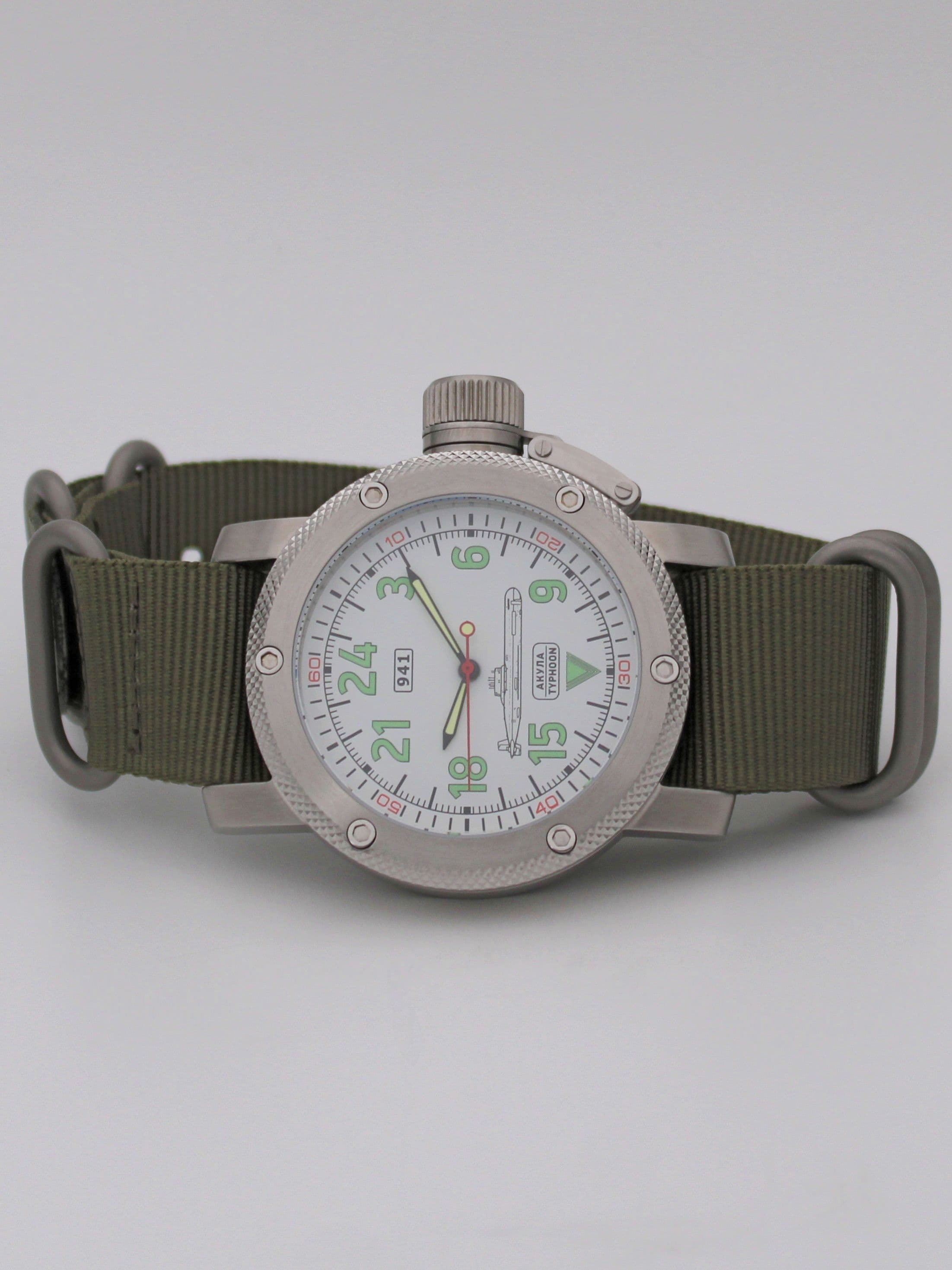 Часы 941 / Акула (Typhoon) механические с автоподзаводом (Восток 2431) 01.051.21