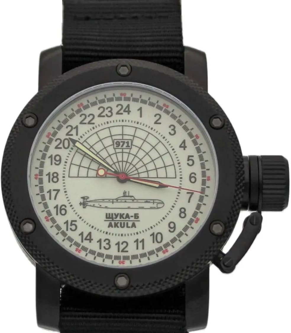 Часы 971 Щука-Б (Акула), механизм Восток 2415.01