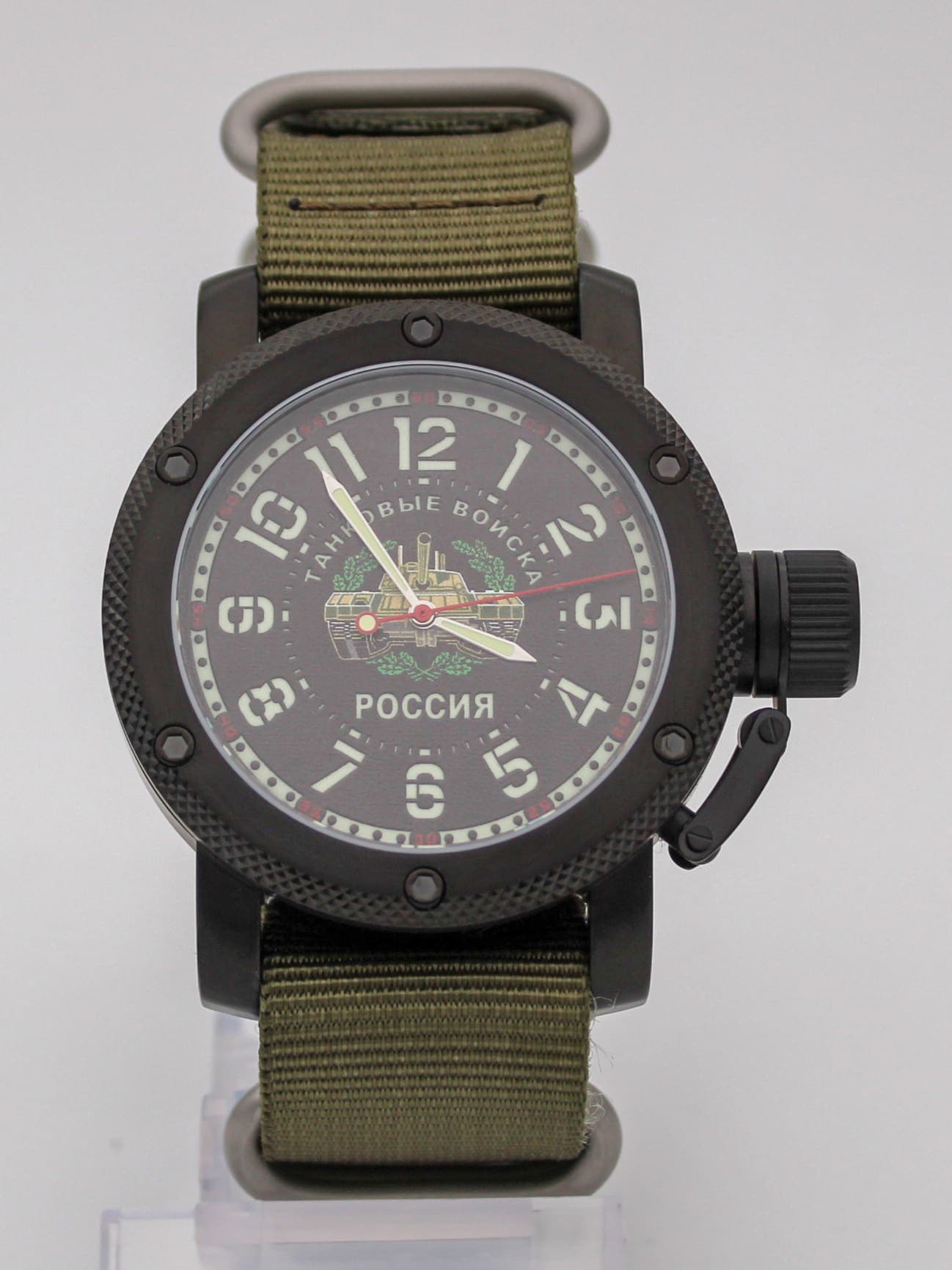 Часы Танковые войска РОССИЯ, механизм Восток 2415.01