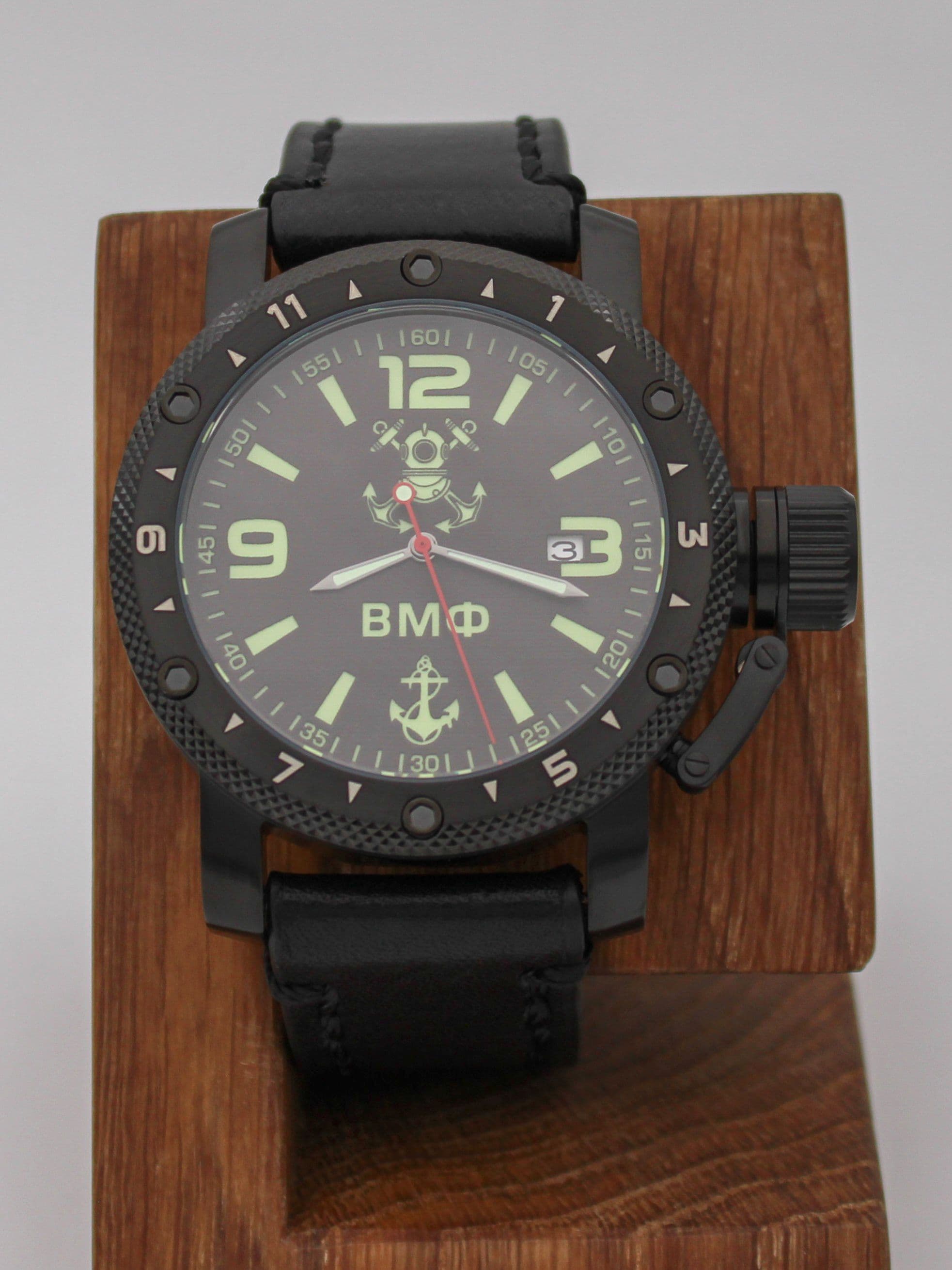 Часы ВМФ механические с автоподзаводом (Seiko NH35A) 147.026.01