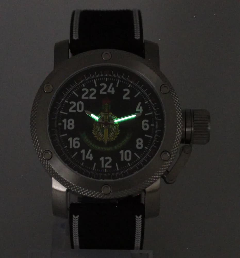 Часы наручные Погранвойска 174.16 механические, механизм Ракета 2623