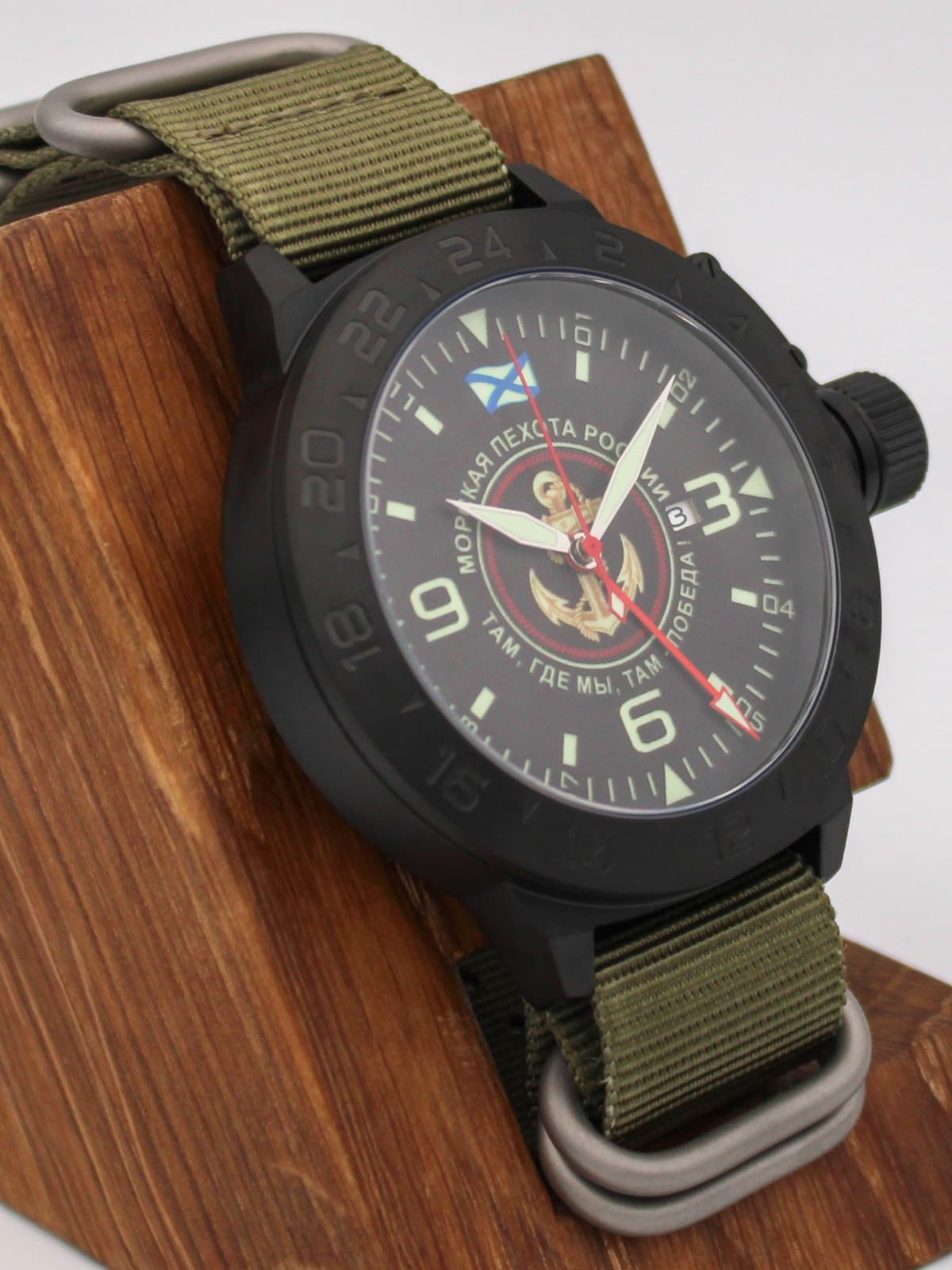 Часы Морская пехота механические с автоподзаводом (Seiko NH34A) 152.167.21