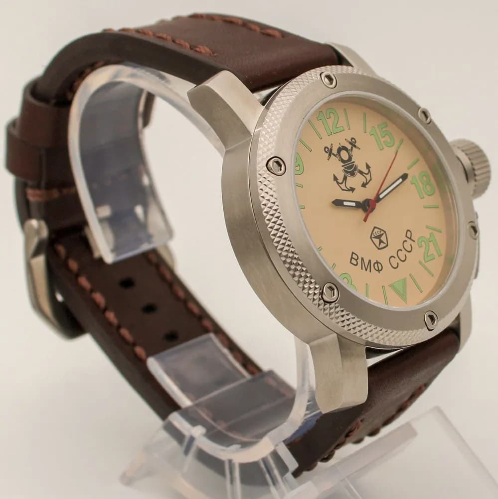 Часы ВМФ СССР механические 022.02 механизм Ракета 2623