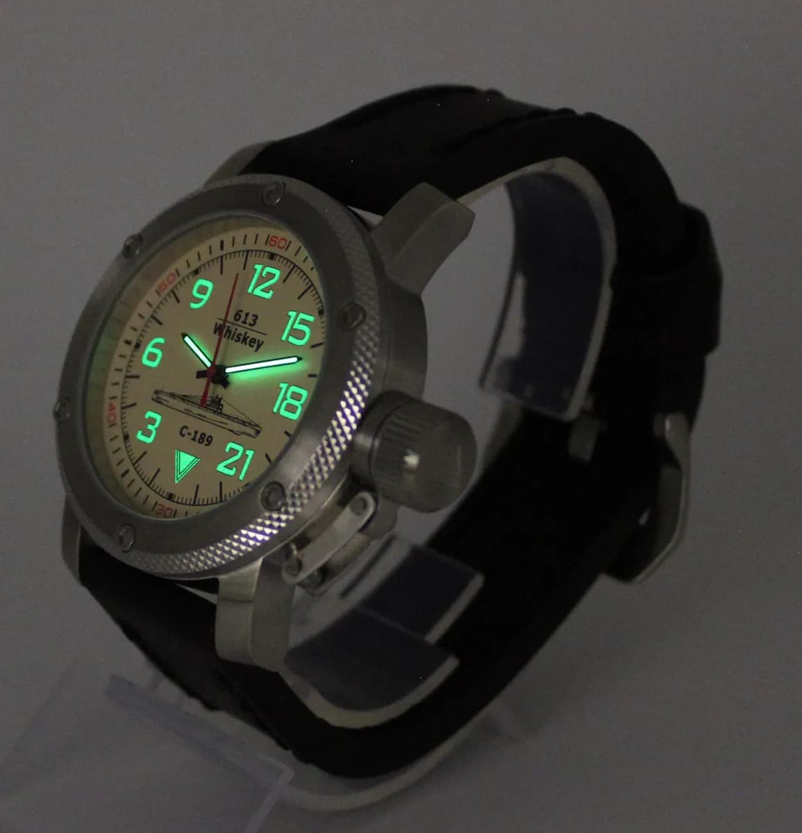 Часы  С-189 (Whiskey) механические 102.01,  механизм Ракета 2623 Н