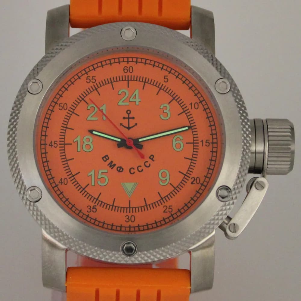 Часы ВМФ СССР механические 013.15 механизм Ракета 2623