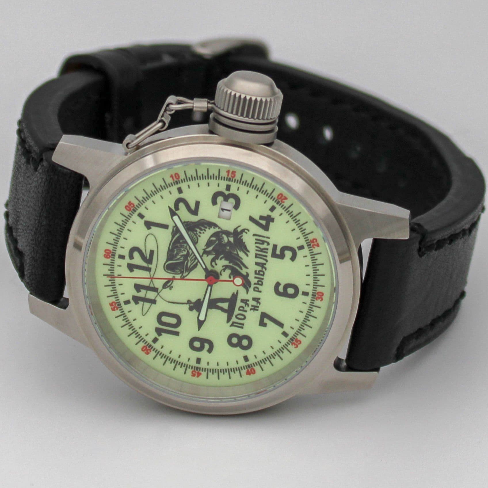 Часы "Пора на рыбалку!" механические с автоподзаводом (Seiko NH35A) 45.175.01