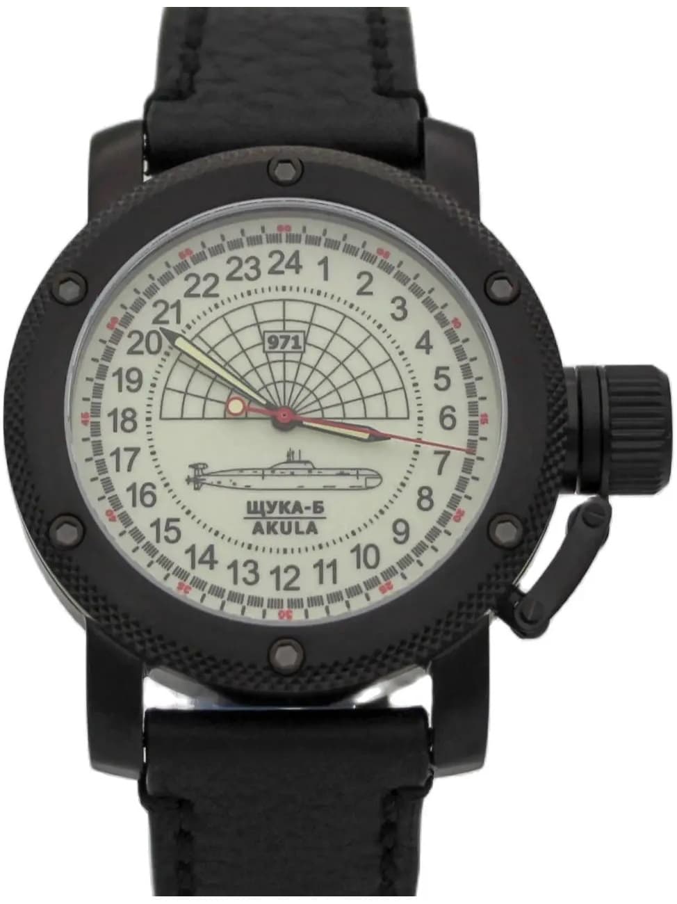 Часы 971 Щука-Б (Акула), механизм Восток 2415.01