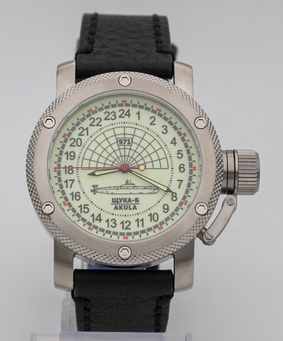 Часы 971 Щука-Б (Акула), механизм Восток 2415.01