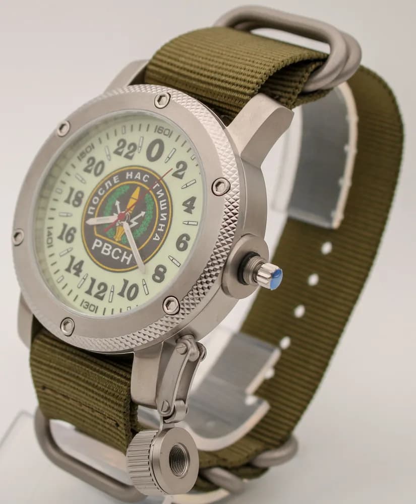 Часы наручные РВСН механические 160.21, Механизм Ракета 2623 