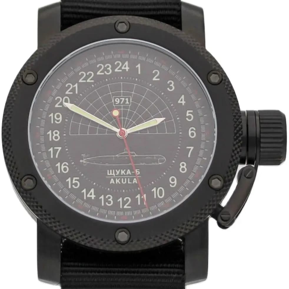 Часы 971 Щука-Б (Акула), механизм Восток 2415.01
