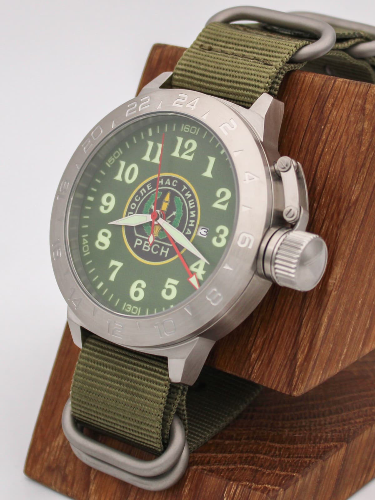 Часы РВСН механические с автоподзаводом (Seiko NH34A) 52.309.21