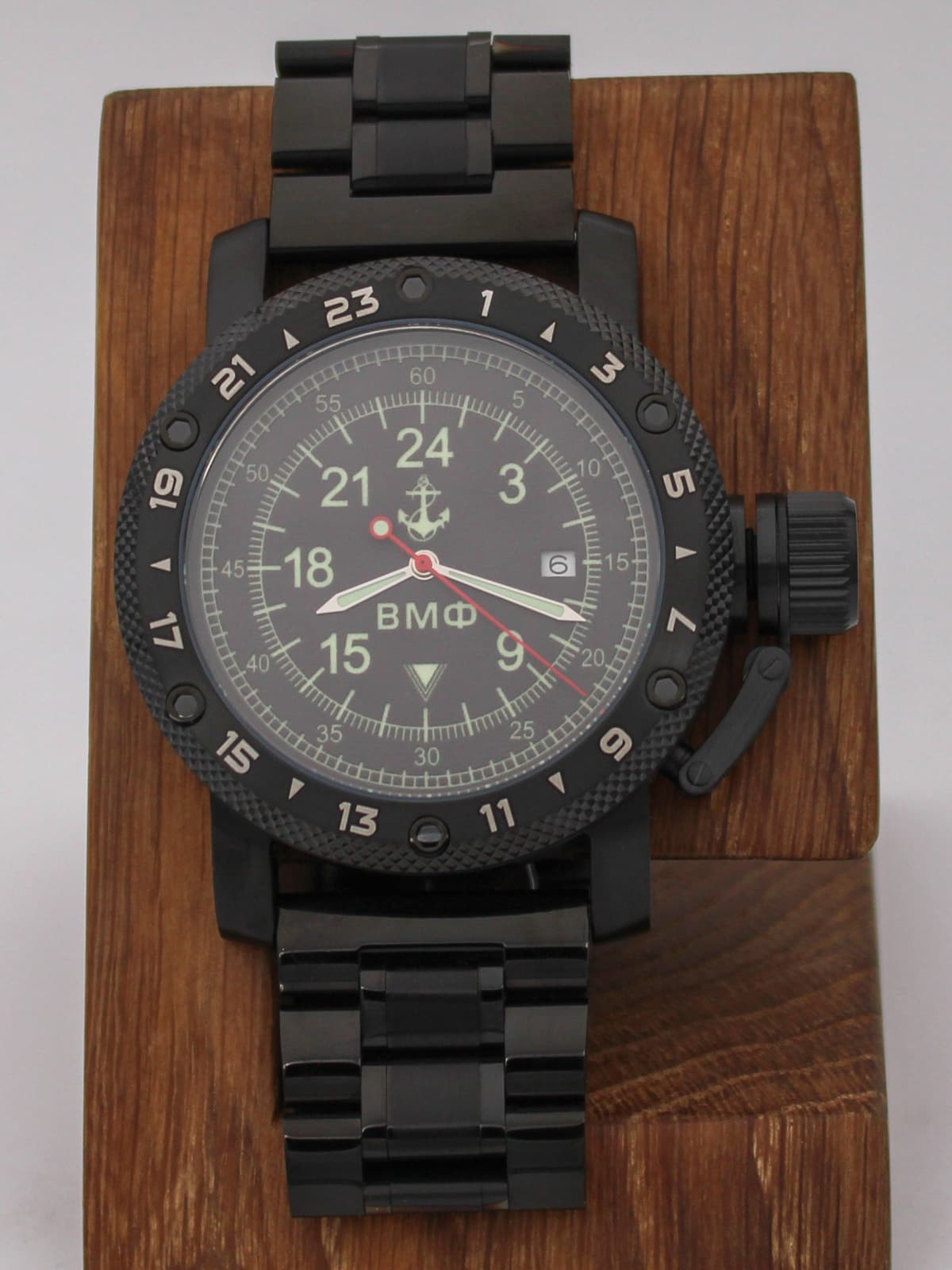 Часы ВМФ кварцевые (Ronda 515.24H) Q147.060.1