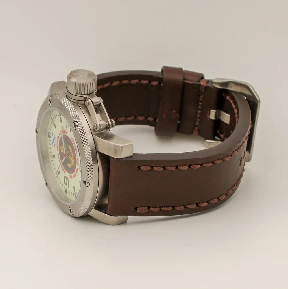 Часы Морская пехота 1166.02 механические с автоподзаводом (сапфировое стекло), механизм Восток 2415 