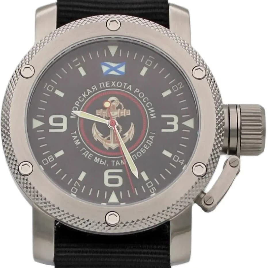 Часы Морская пехота России / там,где мы,там-победа! механизм Восток 2415.01