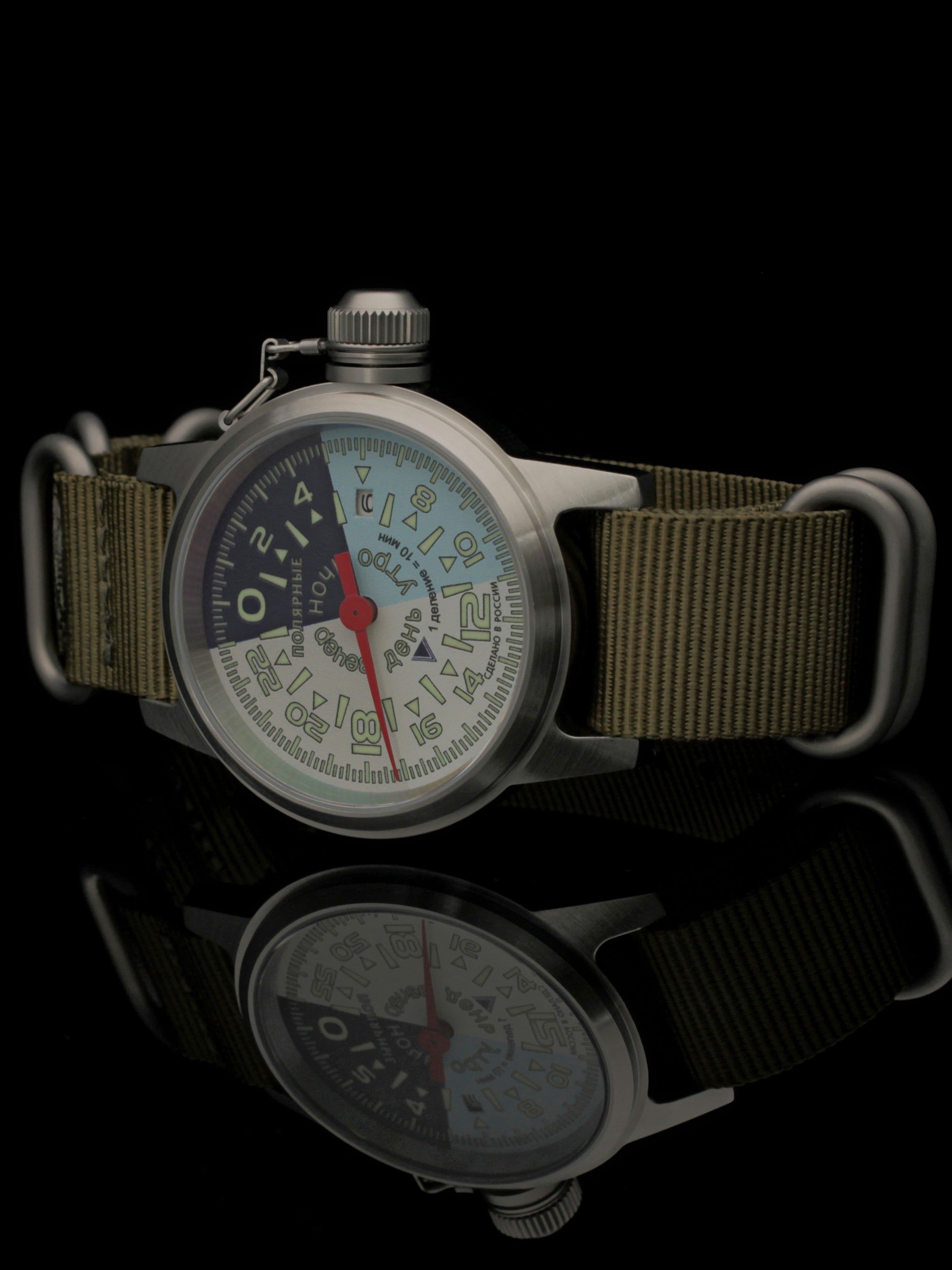 Часы "Утро/День/Вечер/Ночь" однострелочные механические с автоподзаводом (Seiko NH34A) 45.203.21