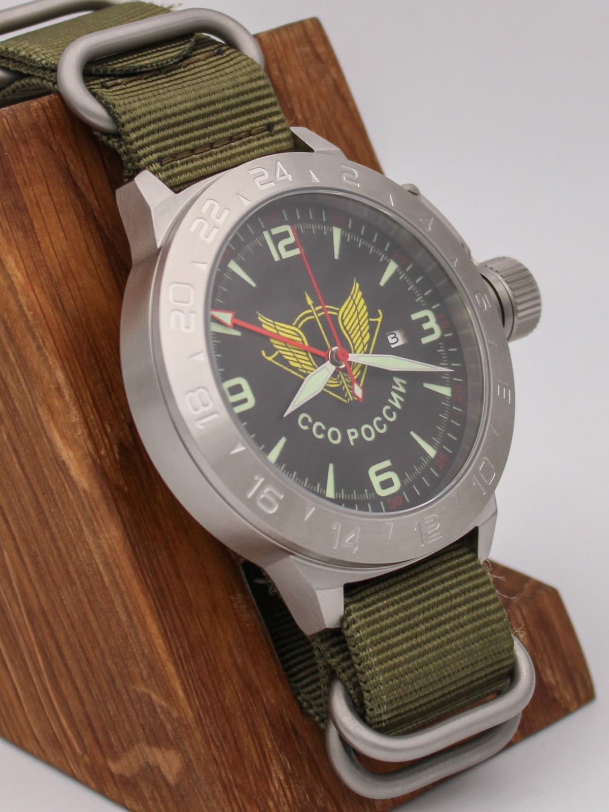 Часы ССО России механические с автоподзаводом (Seiko NH34A) 52.281.21