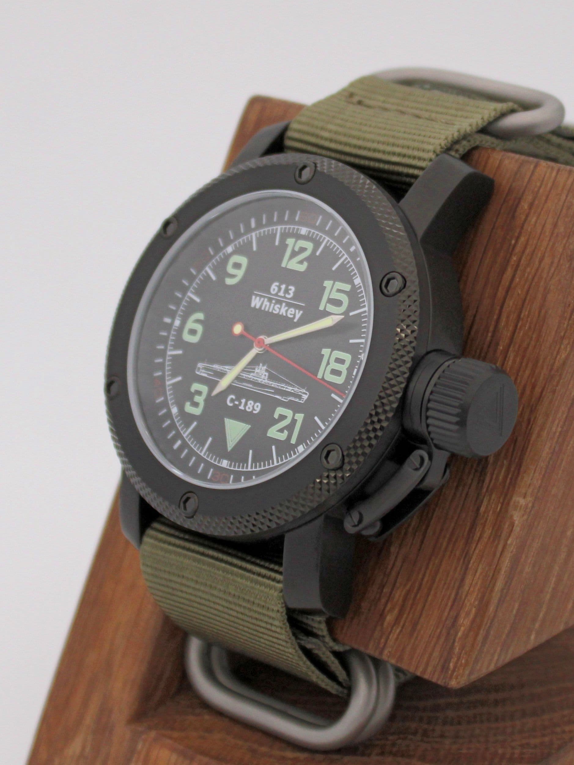 Часы С-189 (Whiskey) механические с автоподзаводом (Восток 2431) 101.104.21