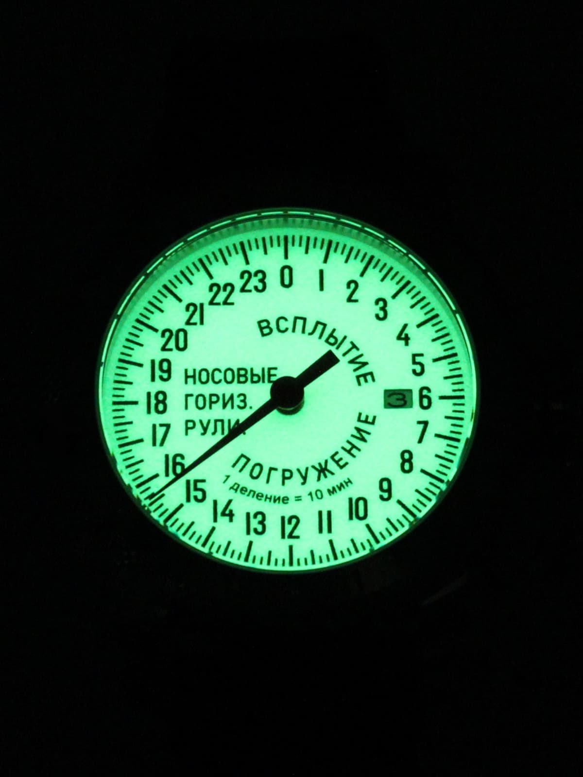 Часы Погружение / Всплытие однострелочные кварцевые (Ronda 515.24H) Q47.181.2