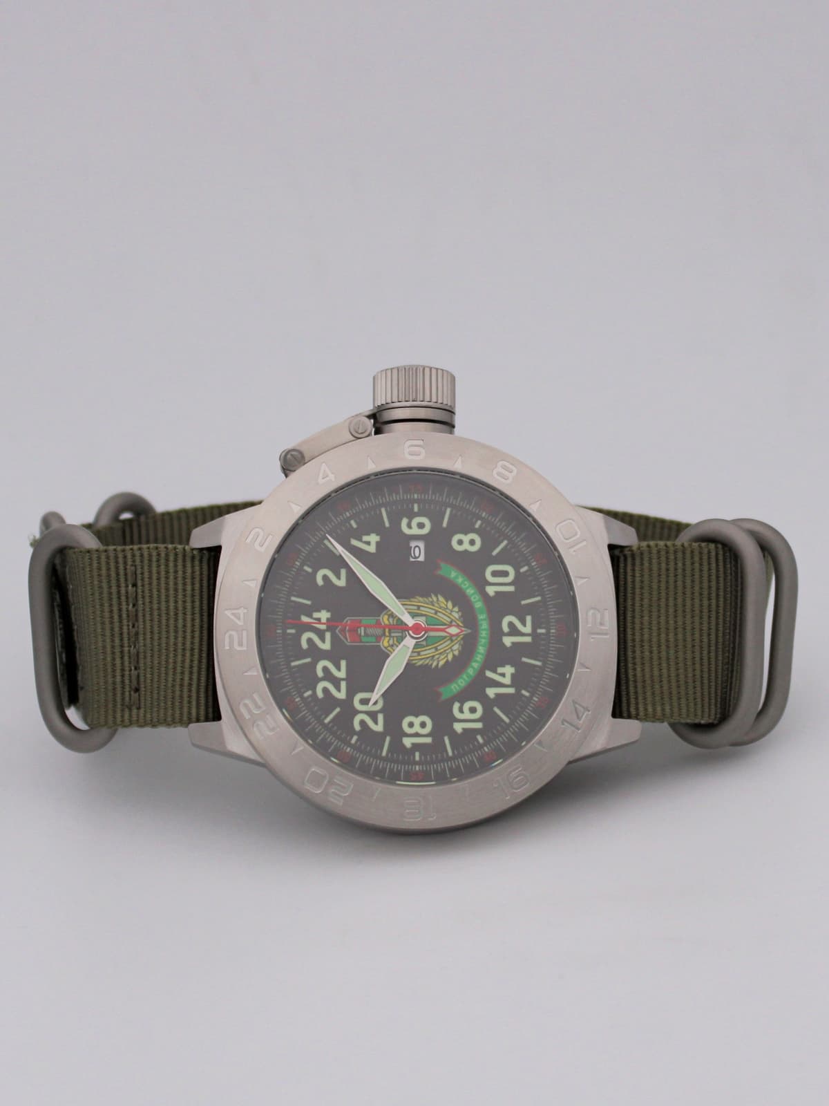 Часы Погранвойска механические с автоподзаводом (Seiko NH34A) 52.174.21