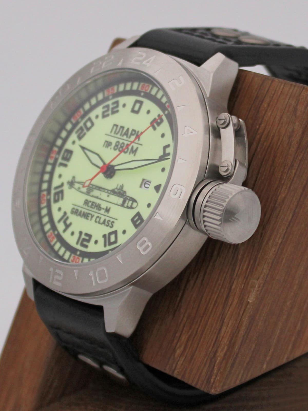 Часы ПЛАРК 885М Ясень-М (Graney class) механические с автоподзаводом (Seiko NH34A) 52.193.01