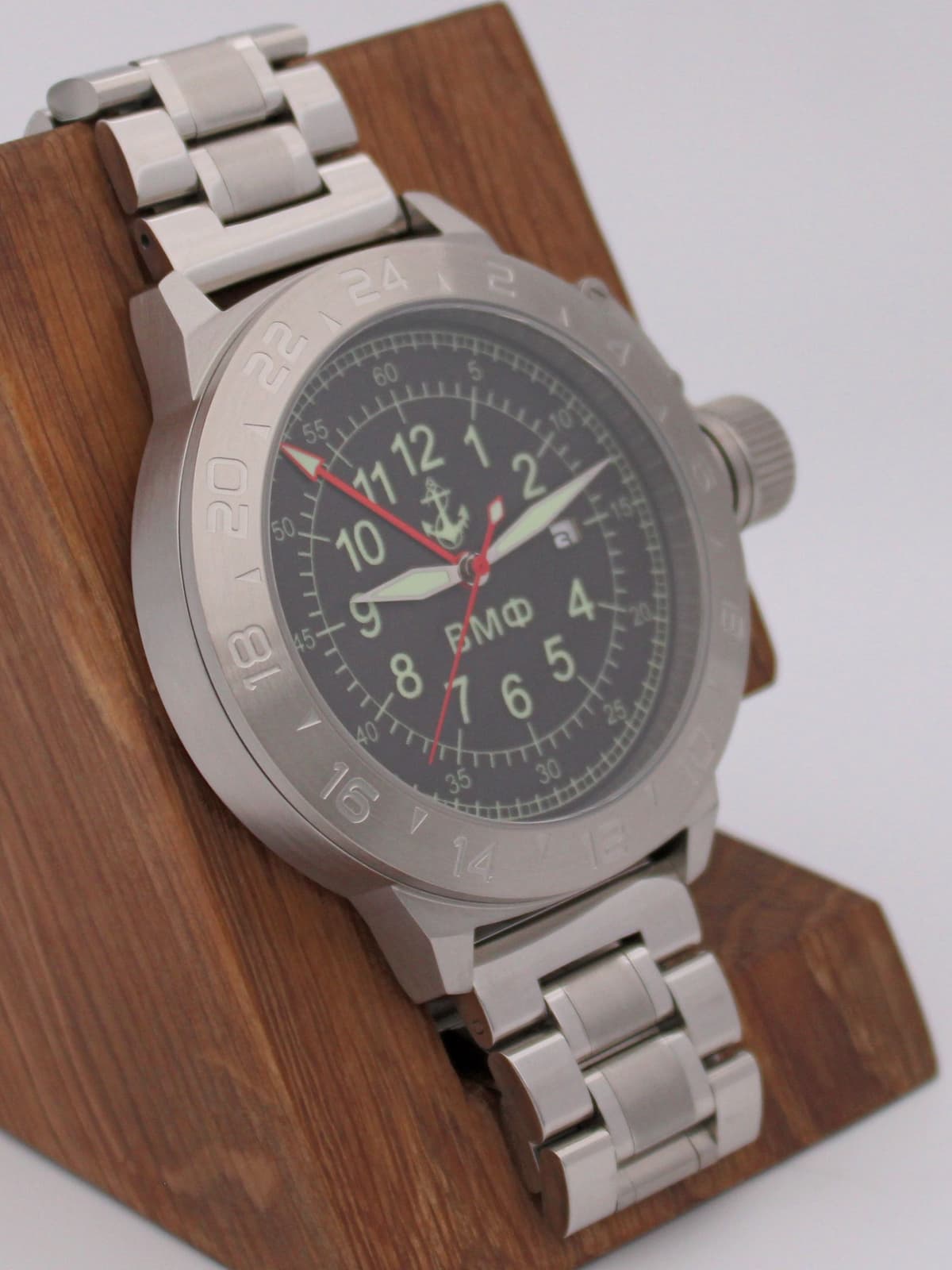 Часы ВМФ механические с автоподзаводом (Seiko NH34A) 52.321.2