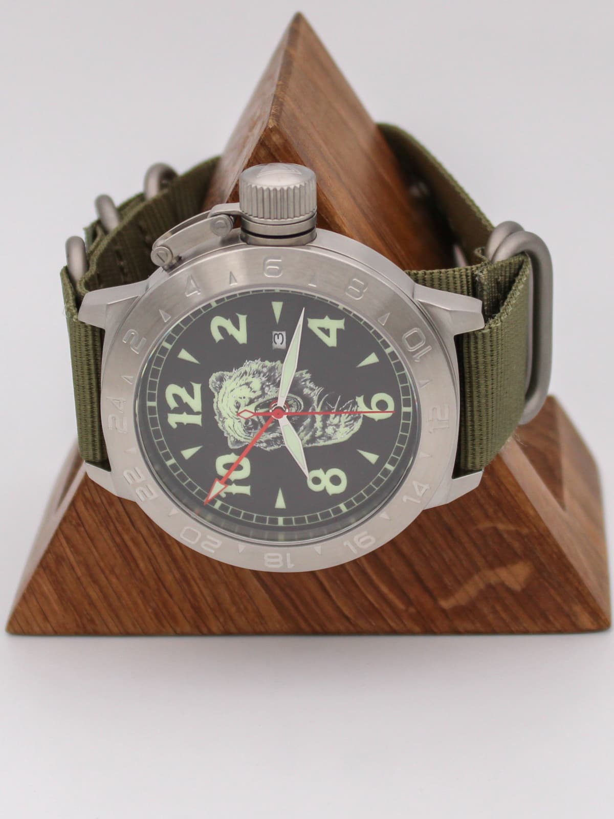 Часы Медведь механические с автоподзаводом (Seiko NH34A) 52.318.21