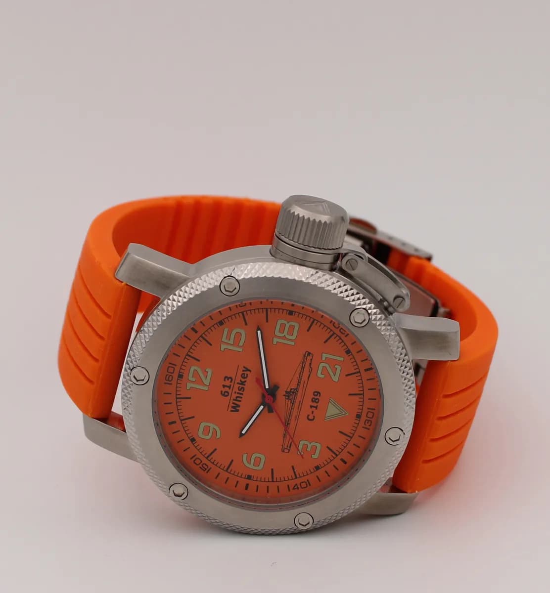 Часы наручные  С-189 (Whiskey) механические 103.15,  механизм Ракета 2623 Н