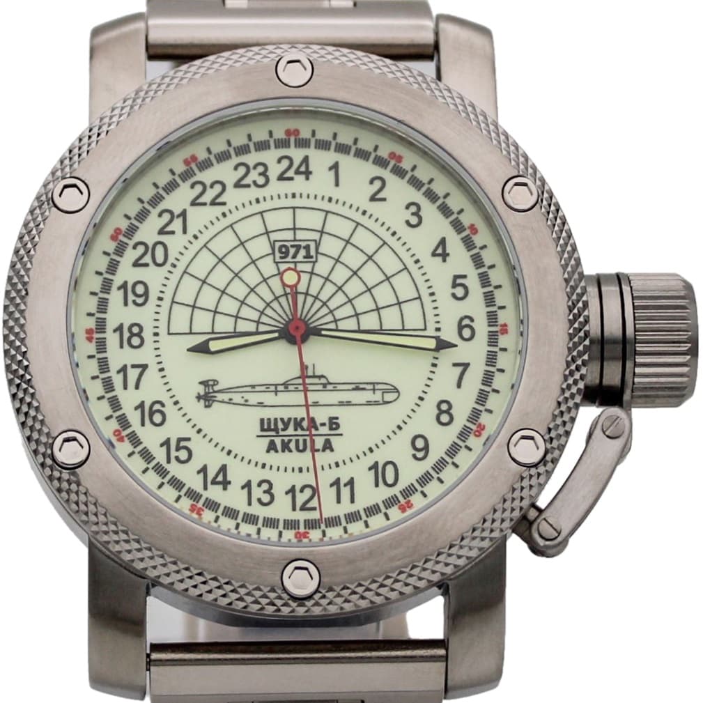Часы 971 Щука-Б (Акула), механизм Восток 2415.01