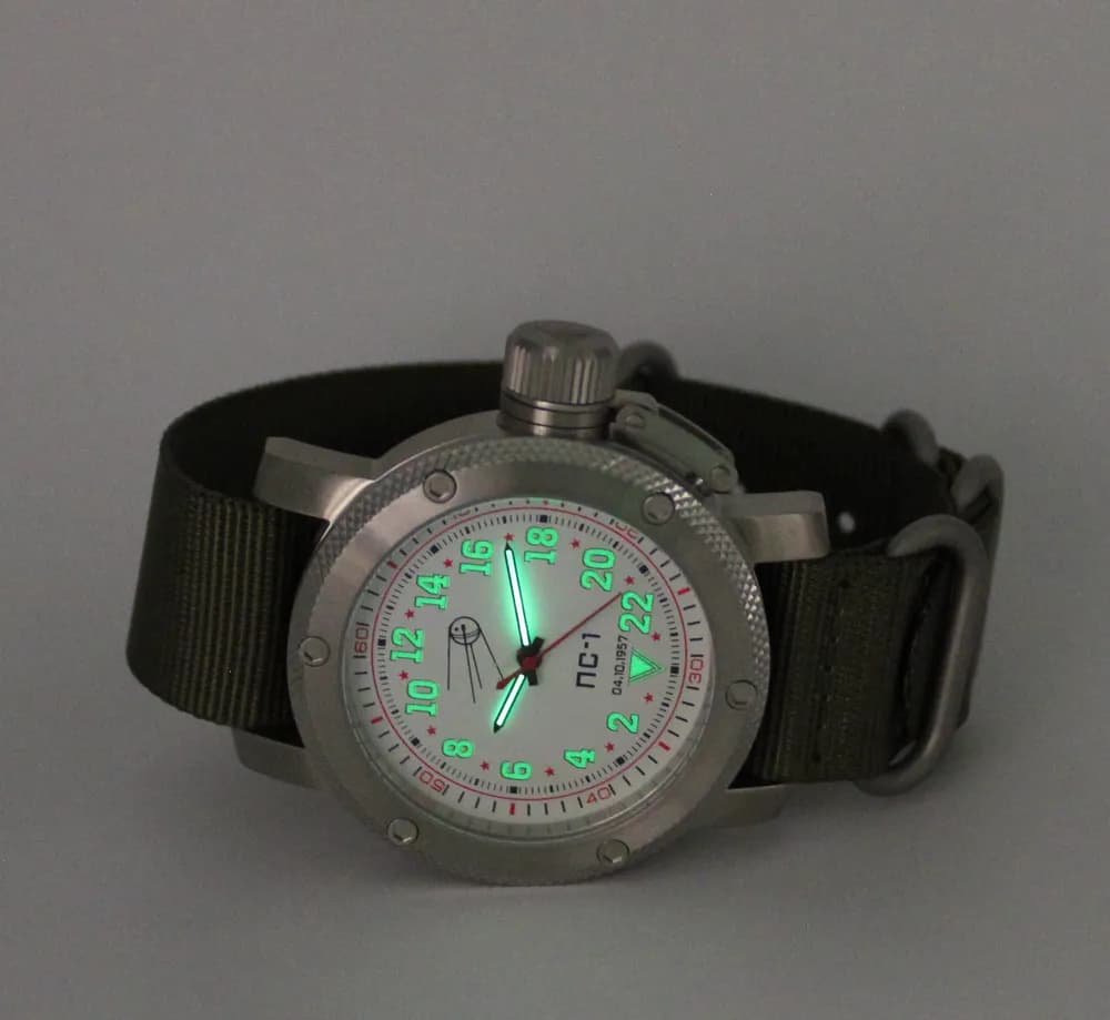 Часы "Простейший Спутник-1" механические с автоподзаводом (сапфировое стекло)