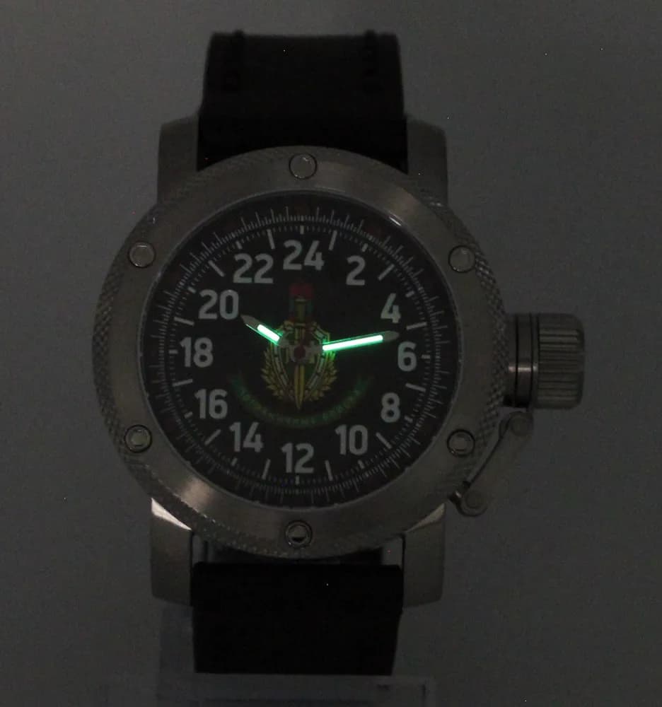 Часы наручные Погранвойска 174.01, механические, механизм Ракета 2623