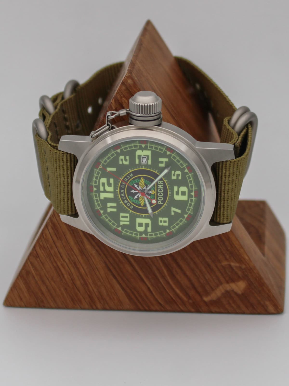 Часы Войска связи механические с автоподзаводом (Seiko NH35A) 45.198.21