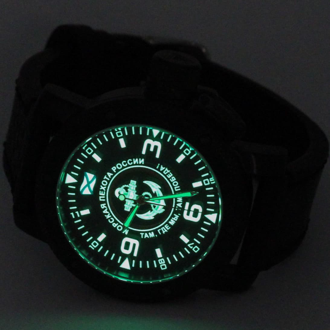 Часы Морская пехота России / там,где мы,там-победа! механизм Восток 2415.01