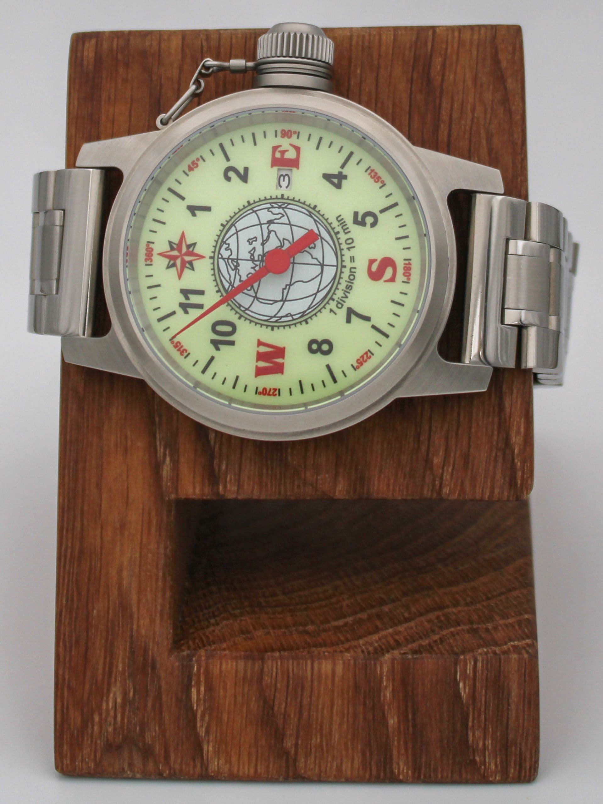 Часы Компас однострелочные механические с автоподзаводом (Seiko NH35A) 45.184.2