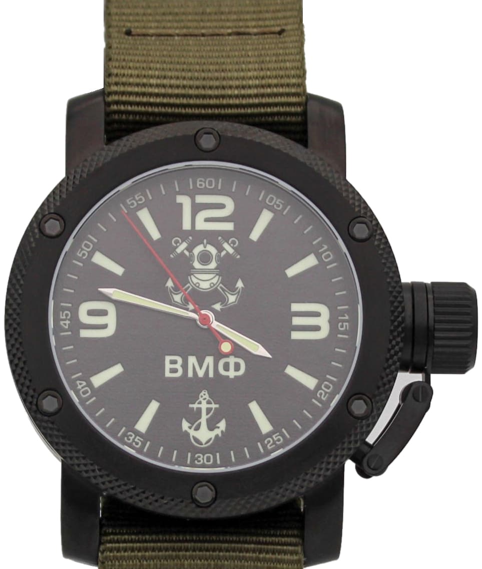Часы ВМФ(с якорем) механизм Восток 2415.01