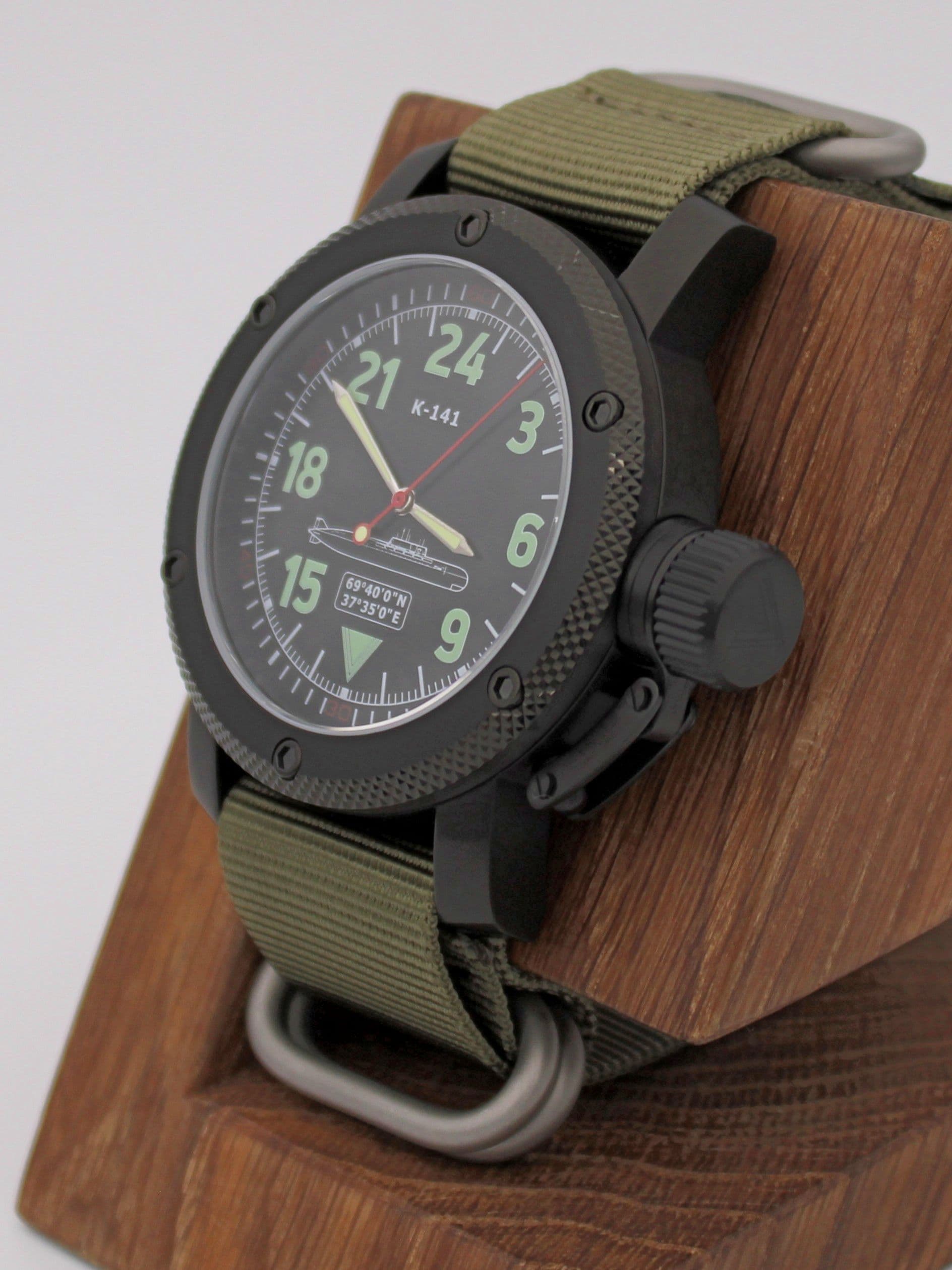 Часы К-141 / Курск (Oscar-II) механические с автоподзаводом (Восток 2431) 101.089.21