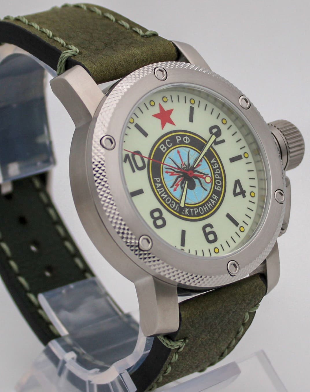 Часы РЭБ / ВС РФ Радиоэлектронная борьба, механизм Восток 2415.01