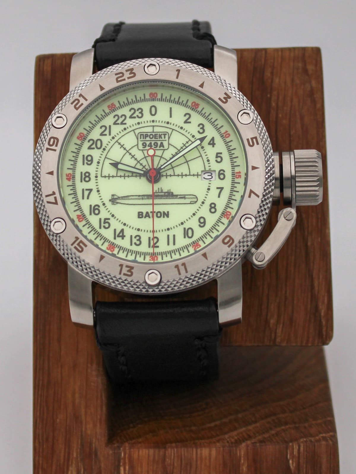 Часы 949А / Baton кварцевые (Ronda 515.24H) Q47.046.01