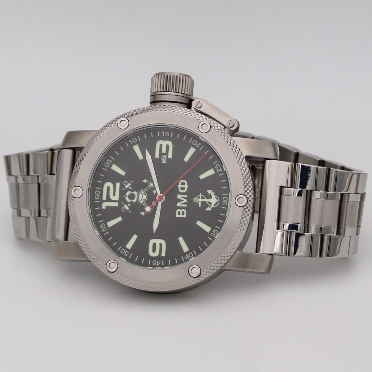 Часы ВМФ механические с автоподзаводом (Miyota 8215) 05.1026.2