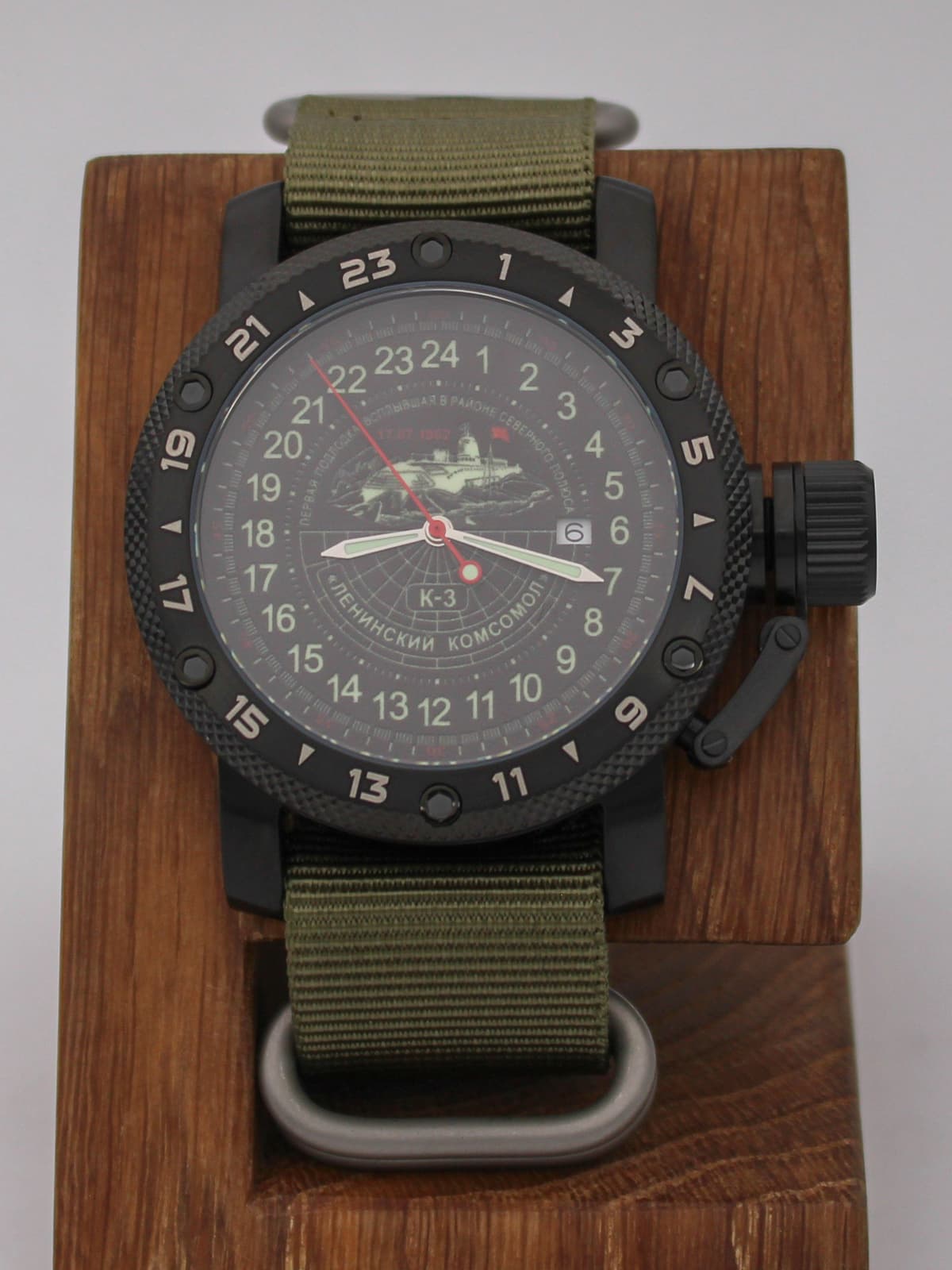 Часы К-3 "Ленинский комсомол" кварцевые (Ronda 515.24H) Q147.152.21