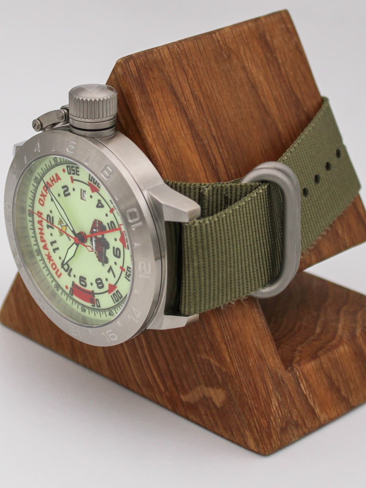 Часы Пожарная охрана (ЗИЛ) механические с автоподзаводом (Seiko NH34A) 52.330.21